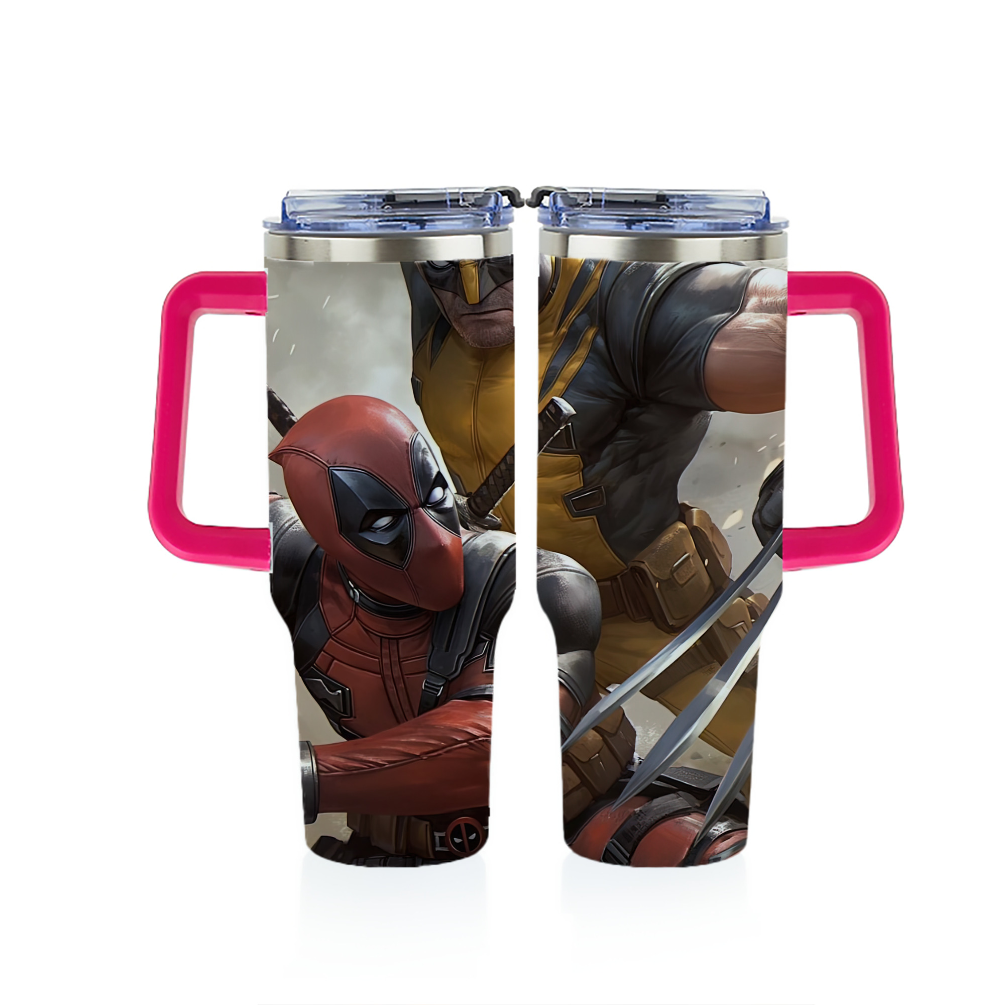 （画像用） Deadpool デッドプール 1200ｍLフルプリント車用タンブラー